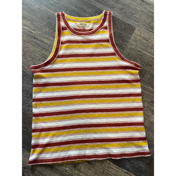 Madewell Westville Tank-top Striped Autumn women’s size Medium. - Picture 1 of 7